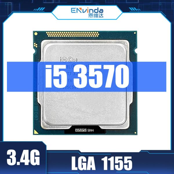 Epilatoren verwendeten Original Xeon Intel CPU i5 3570 Prozessor Quad Core 3,4GHz L3 = 6m 77W Socket LGA 1155 I53570 Desktop CPU
