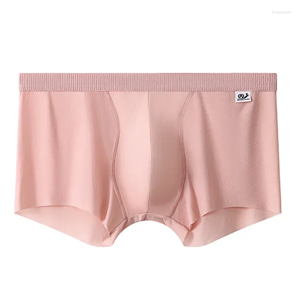 Underpants Herren u konvexe Beutel Unterwäsche Jungen Eis Silk Boxer Shorts Sommer dünne atmungsbezogene Aro Hosen nahtloser Jugendboden Haus zu Hause