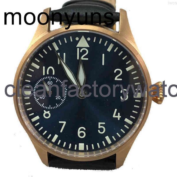 Iwcity Mens Function Watch Clone Iwcitys Concise moda orologio da polso meccanico personalizzato Dafei Eta6497 44mm11mm Movimento stagno WaterProo luminoso 2vi0