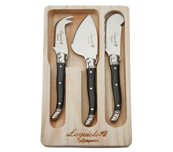 3pcs LAGUIOLE CAMELOTE DA FACA DE MUTAREIRA SPRENADORES DE MUTAREIRA RED RAINBOW CAMELHA CACAÇÃO SLICER SLICER SLICER SUPLEMENTO DE FERRA