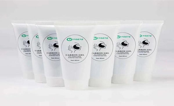 Laser Carbon Cream Black Puppenporenreiniger Deep Reinigung schwarzer Puppengesichtsmaske mit Schwarzkopfentfernung Kohlenstoffschalen Gel Haut