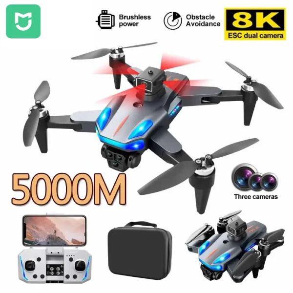 Steuerung Mijia K911 Drohne Professionelles GPS 8K ESC HD Drei Kamera 5 km Luftfotografie bürstenloser Motor faltbar Quadcopter Spielzeug