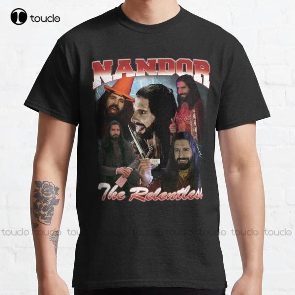 T-shirt Nandor Teamless 90'ın Tasarım Shadows Classic Tshirt Açık Basit Vintag Sıradan Tişörtler Özel Hediye