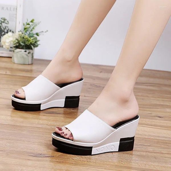 Slippers Fashion Flip Flops Women Shoes Platform Lumm