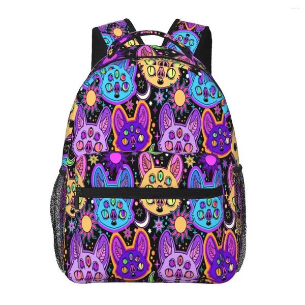 Backpack School Bag for Girls Boys Laptop Backbag Children Bats Pack