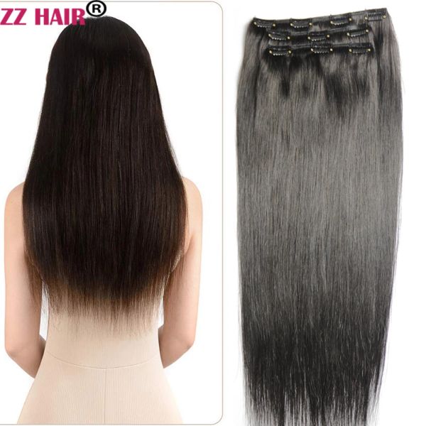 Peça ZZHAIR 100% Remy Human Hair Extensions 16 