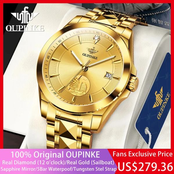 Смотрители Swiss Swiss Swiss Automatic Mechanical Watch Men Luxury Top Brand Real Gold Real Diamond Sapphire зеркальные наручные часы