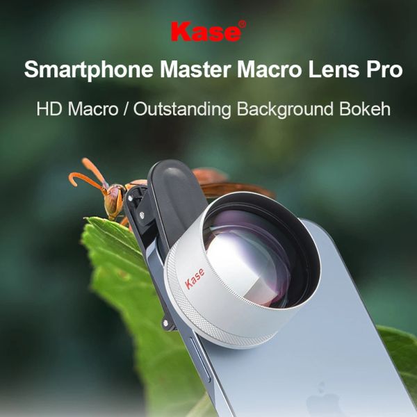 Filter Kase Smartphone Master Macro Lens Pro mit Clip für iPhone 14 13 12 11 Pro Max Mini 7 8 plus Handy -Objektivanhang 17mm