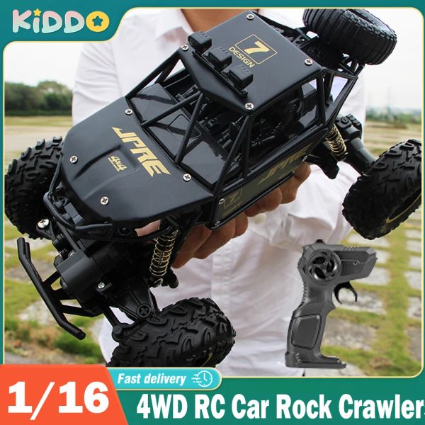 Autos 1:16 4WD RC Car Rock Crawlers Drive Car 2.4g Radio Control RC Cars Spielzeug Buggy High Speed Trucks Offroad Trucks Spielzeug für Jungen