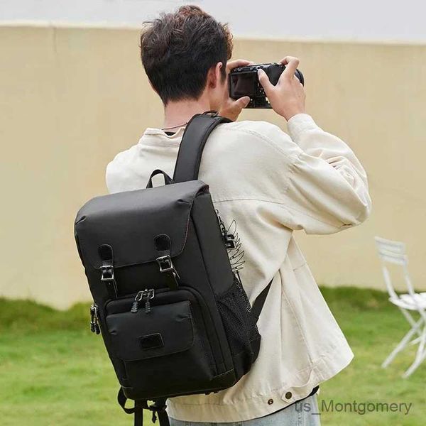 Acessórios para bolsas de câmera Anti-roubo Bolsa de câmera profissional de grande capacidade Backpack de câmera resistente e resistente ao desgaste Adequado para Canon/Nikon/