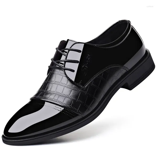 Lässige Schuhe Mazefeng Großgröße Männer Kleid Qualität formelle Schuhschnüre Geschäfte Oxford Brand Hochzeit Pointy 38-44