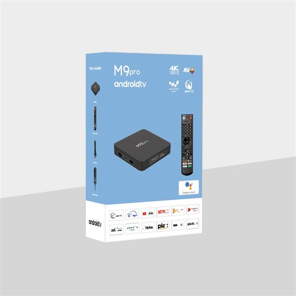 M9 Pro Atv Android 11 Amlogic S905X4 Quad Core 5G Wi -Fi 4K 1000M LAN 4GB 64GB Smart TV Android Box