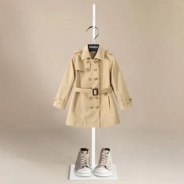 Mantel Baby Big Girl Boy Boy Graben Baumwollkind Kleinkind Windschutzjacke Herbst Frühling Kind Staub hochwertige Kleidung 5-17y