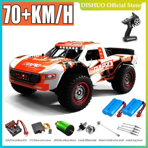 CARS RC CAR OFF ROAD 4x4 50km/h ou 70 km/h de alta velocidade Motor Monster Truck 1/16 Desert/Snow Racing Carros Drift Toys for Boys