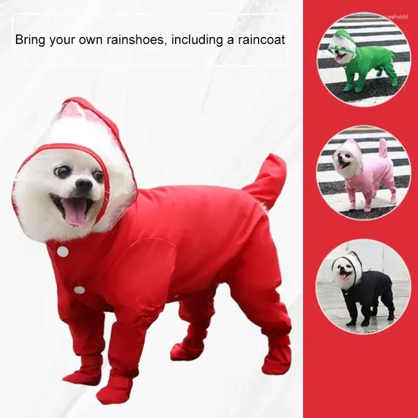 Dog Apparel Ultimate Protection para seus amigos de quatro patas com a capa de chuva de gato de estimação-com tudo incluído projetado para manter você