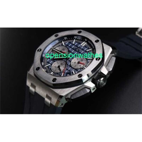 AP Luxury Watches MENATICO AUTUNATICO AUDEMAR Pigue Royal Oak Offshore 26420Ti OO A027CA.01 2024 Titanium Blue Dial fnua