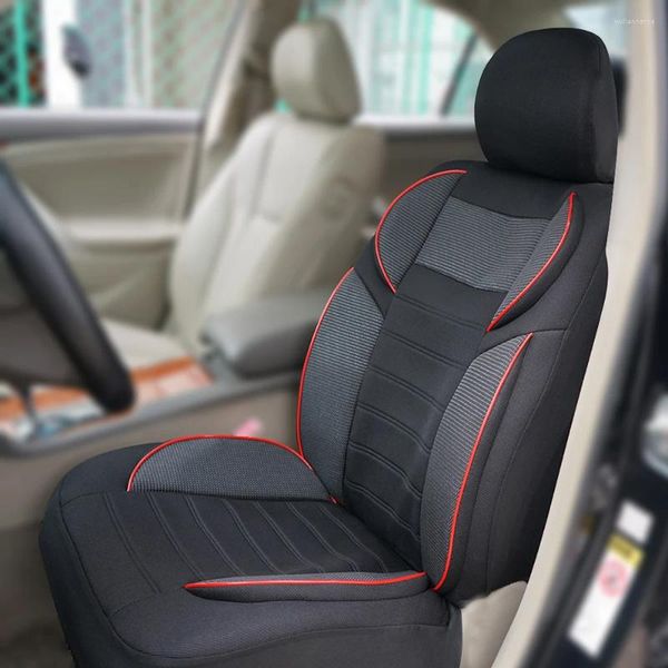 Capas de assento de carro Universal Sport 5D Design Breathable Mesh BK Cushion Fit para a maioria dos SUV van