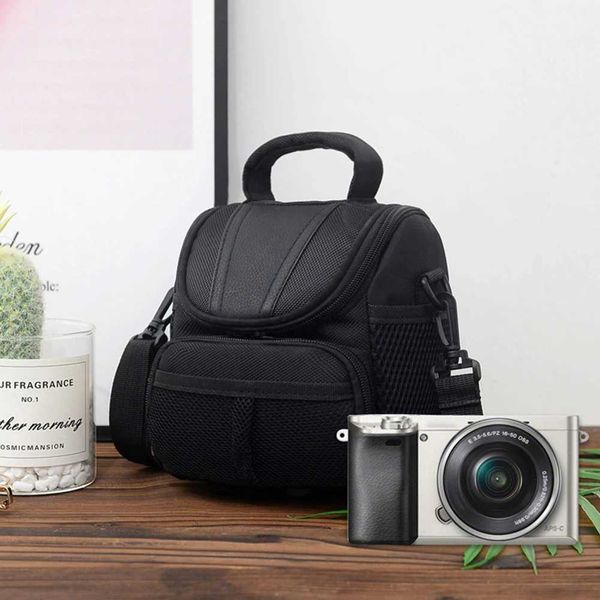Acessórios para bolsas de câmera Bolsa de câmera portátil Anti-Shock ombro de câmera de câmera de desgaste de desgaste da câmera Sling Backpack para Nikon D40 para Câmera /SLR