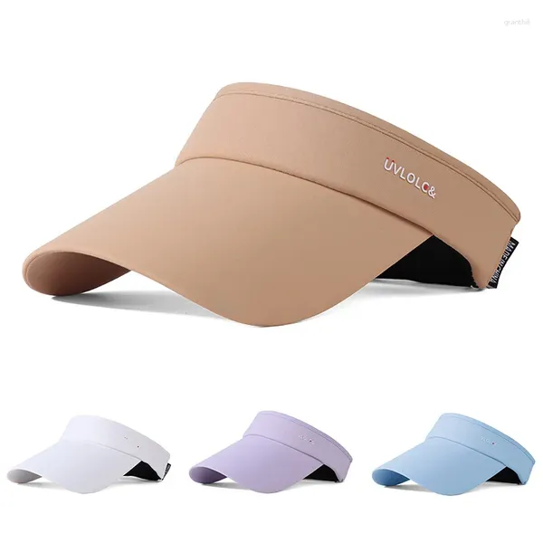 Cappelli larghi da donna da viaggio per viaggi UV Sport Sport Sports Suncreen Stampa logo Sun Shade Summer Beach Custom Hard Top Hat Cappello Cappello Visor Visita