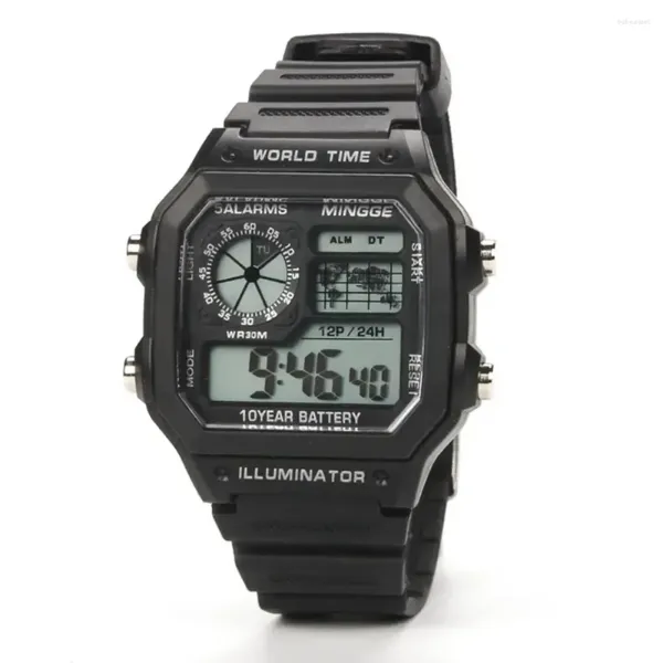 Relógios de pulso relógios para homens relógios eletrônicos exibição digital Relógio retro Relógio RELOJ HOMBRE ESTORES SPORTION REGOGIO MASCULINO