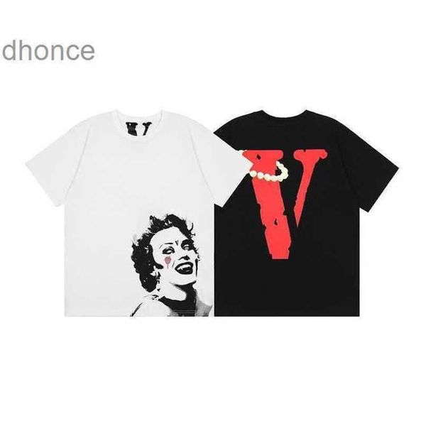 Erkekler Tasarımcı Kısa Kollu Moda Trendi Modaya Miami Pop Gerilla Shop Sınırlı Yıldız Monroe Gevşek Çift T-Shirt