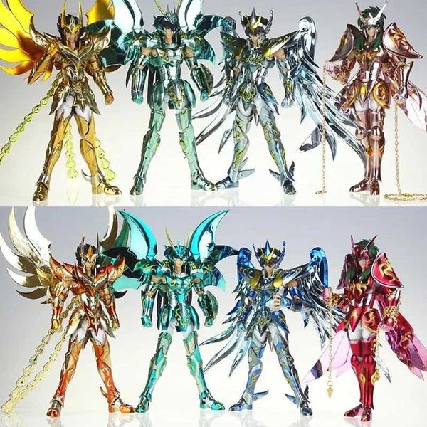 Figuras de brinquedos de ação Great Toys/GT Saint Seiya Mito Ex -Pegasus Andrômeda Shun Dragão Shiryu Phoenix Ikki God V4 Knights of Zodiac Ação Figura T240422