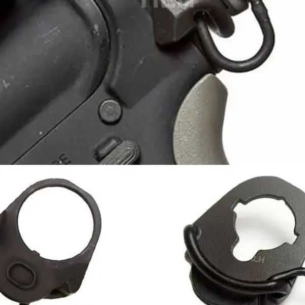 Acessórios Tactical BD ASP Adaptador Metal Mount Airsoft AR15 M4/16 AEG Placa final Sling Acessórios para armas de caça