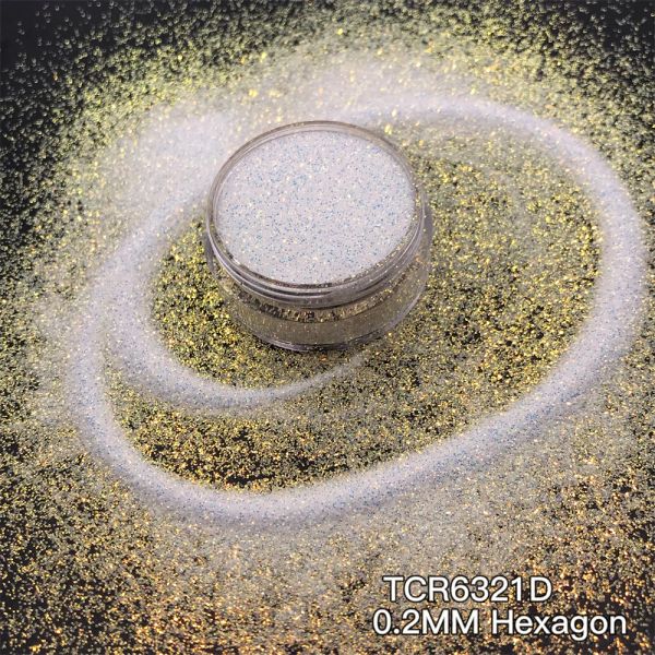 Glitter tcr6321d oro oro iridescente arcobaleno chunky chunky chiodi glitter nail art decoration face glitter ombretto ombretto trucco vernice per il viso fai -da -te fai da te fai da te