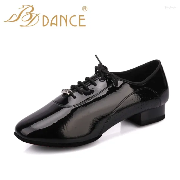 Sapatos de dança Top sapato latino Men Modern Mody Chide Chegou de dois pontos Oxford Ploth Grid Padrão autêntico Bolsa de meia Bddance309 Respirável