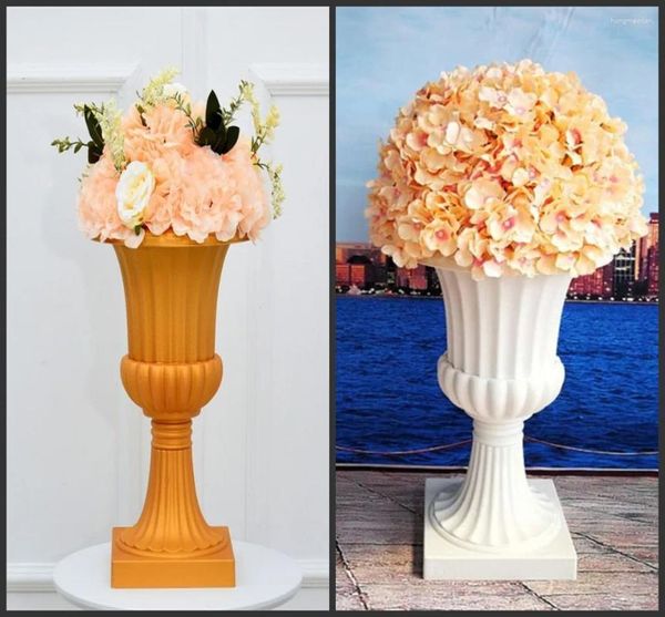 Fiori decorativi 2 pezzi colonne romane arche pilastri verticali vasi di fiori europei leader della scena del matrimonio decorazioni di plastica