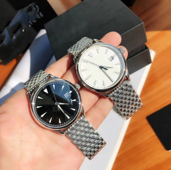 Relógios de pulso masculino Relógios de luxo Tamanho 40mm Assista a movimento de quartzo da moda com caixa original para homens namorado de alta qualidade