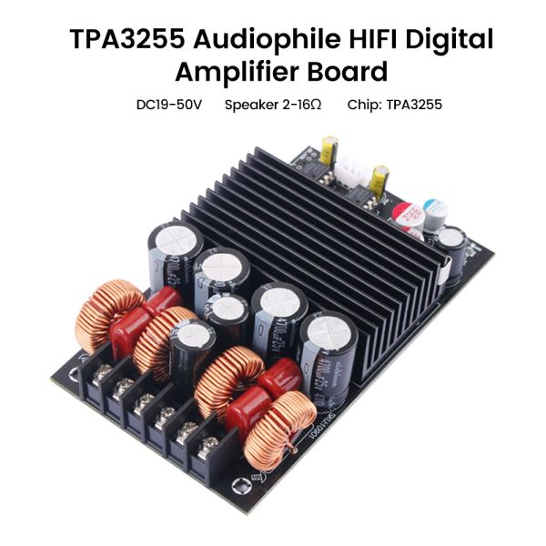 Verstärker DC1950V TPA3255 Klasse D Amplifier HiFI Digital Power Amplifier Board 300W+300W High -Power 2.0 Twochannel Stereo -Modul