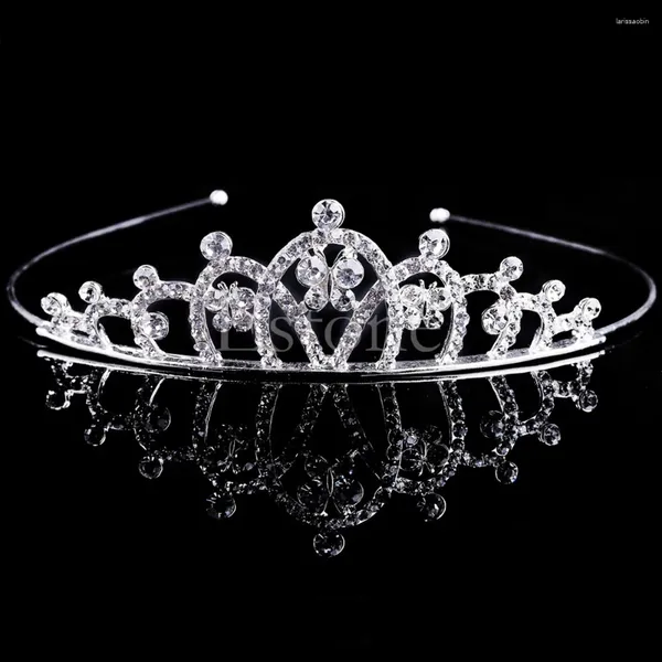 Hair Clips Wedding Bridal Prompurs Prom Rhinestone Crystal Tiara Crown Comb Band Drop