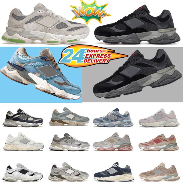 Nuove scarpe da corsa sneaker scarpe firmate uomini uomini donne castello nero roccia blu foschia salata di sale grigio allenatori da uomo grigio sneaker sneaker gratis dimensione di spedizione 36-45