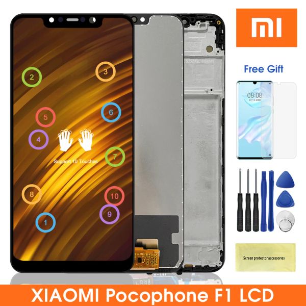 Screens Original POCO F1 LCD -Anzeige für Xiaomi Pocophon F1 LCD -Anzeige -Touchsbildschirm -Digitalisierer -Assemblierung für Xiaomi pocophonef1 pocof1