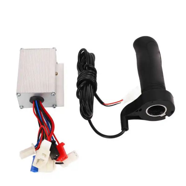 Accessori 12V 250W 3/8 Controller a velocità spazzolia Controller spazzolato Motore spazzolato Accesso a farfalla set per triciclo di bici elettrica