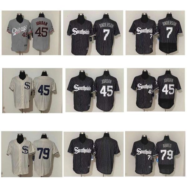 Beyzbol Formaları Jersey White Sox 45# 79# YENİ