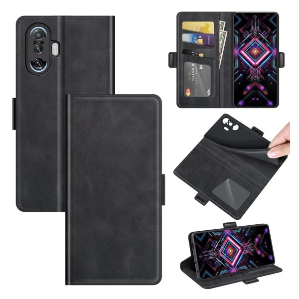 Caso Caso para Xiaomi Redmi K40 Gaming Leather Carteira Capa de Flip