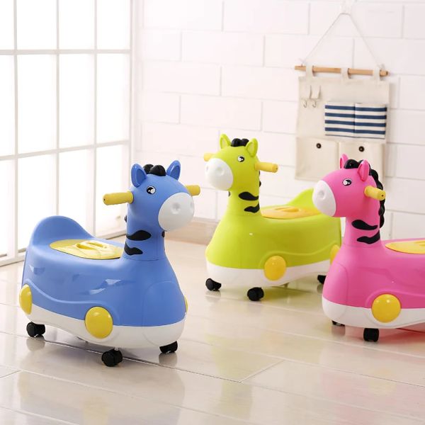 Camicie Nuovo vasino da vasino per bambini Potty's Potty WC Potty Chair Training Girl Boy Child Wide with Wheels
