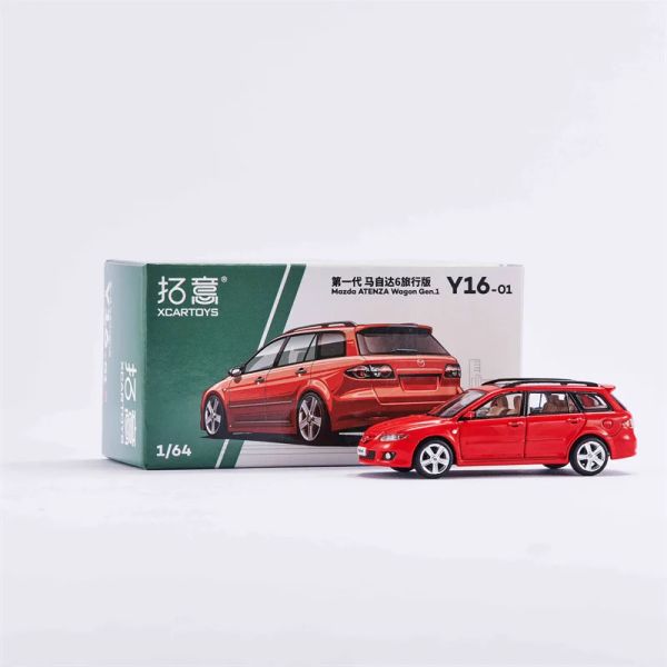 Автомобили Xcartoys 1/64 Mazda 6 Wagon Model Car Collection Сплав Diecast Toys Classic автомобиль Super Racing для детей подарки