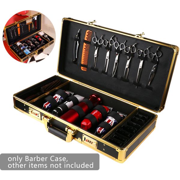 Clippers Barber Tool Travel Travel Case Hairsanter Salon Clipper Terrimmer Holder Organizer Box con serratura