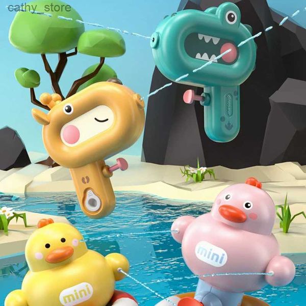 Gun Toys 1pc Water Guns Pistols Water Pistols Summer Beach Pool Water Squirt Betters Baby Animals Toys For Kids Kawaii Day Giftsl2404