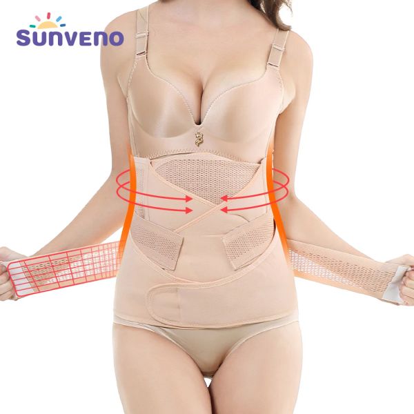 Cuscini Sunveno 3in1 Belly/Addome/Pelvis Postpartum Body Recovery Recovery Wepewear Wepwear Bande Cincher Bande Bande di gravidanza Abbigliamento maternità in gravidanza