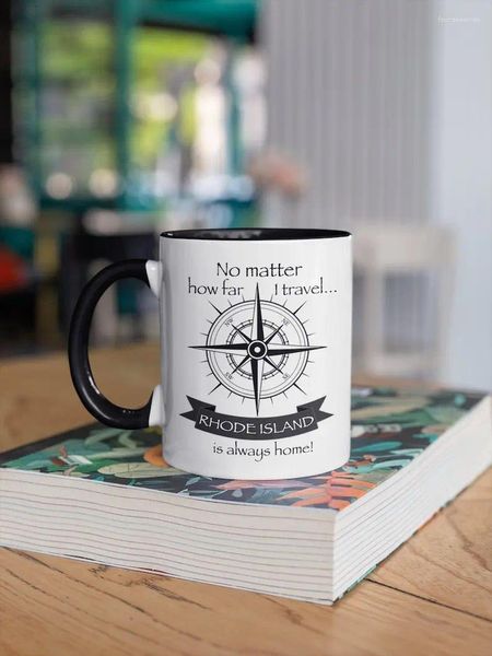 Кружки Rhode Island State Coffee Mug для мирового путешественника USMC Friend Long Distance Gift уходит C