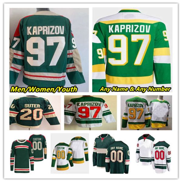 KOB Kirill Kaprizov Minnesota Hóquei Jerseys Marc-Andre Fleury Mats Zuccarello Ryan Hartman Jared Spurgeon Matt Boldy Joel Eriksson Ek Cale