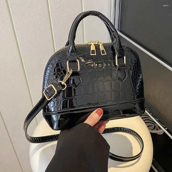 Bolsas de noite tendência para mulheres de alta qualidade de moda crocodilo Bolsa de mensagens de ombro Europa na bolsa