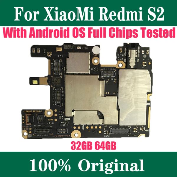 Antenna Original für Xiaomi Hongmi S2 Redmi S2 Motherboard 32 GB 64 GB MB Android OS mit Chips für Xiaomi Hongmi Redmi S2 Board