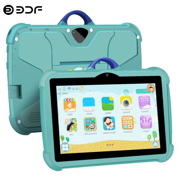 Nuovi giochi da 7 pollici di educazione di apprendimento Google Kids 'Tablet Quad Core 4GB RAM 64 GB ROM 5G WiFi Tablet a buon mercato Gift per bambini semplici