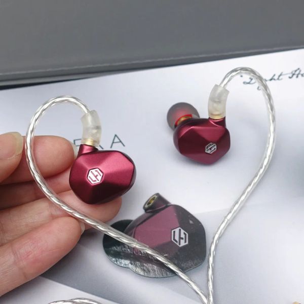 Ohrhörer leichte harmonische Mera IEM Hochleistungsdynamisches Laufwerk HiFi Earphone Rauschisolation Headset Ohrstöpsel mit abnehmbarem MMCX -Kabel