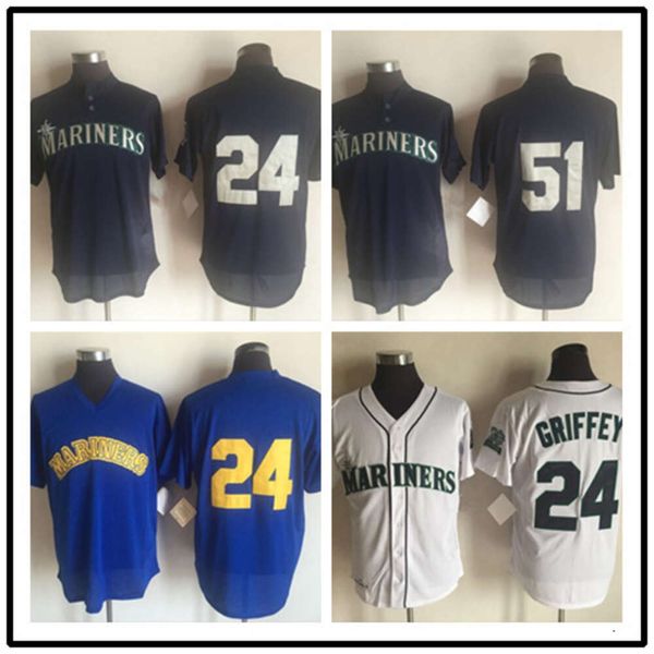 Baseball -Trikots mit gestickten Trikots, das Mariners Seat Mariner Sport Training Trikot ist in großen Mengen mit überlegener Qualität erhältlich